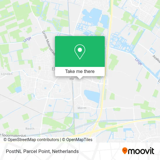 Postnl Pakketpunt map