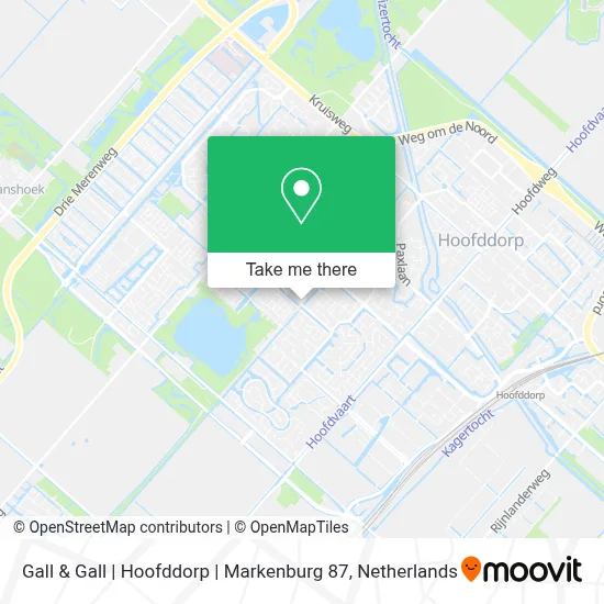 Gall & Gall | Hoofddorp | Markenburg 87 map
