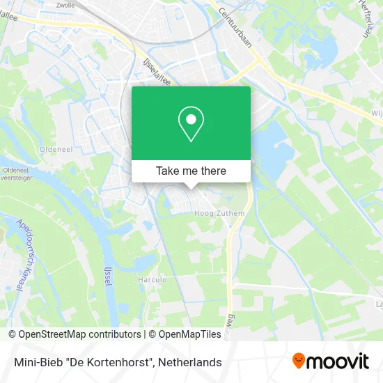 Mini-Bieb "De Kortenhorst" map