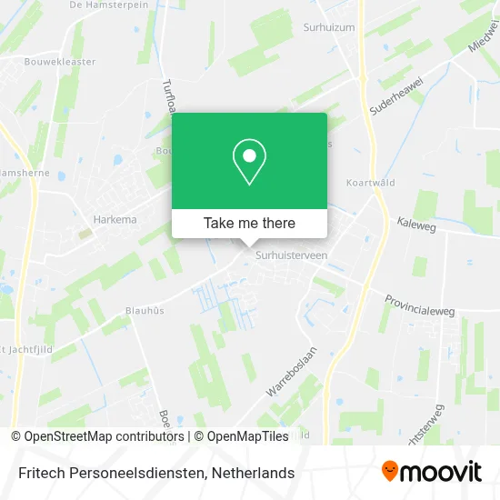Fritech Personeelsdiensten map
