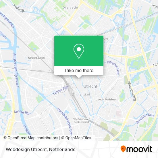 Webdesign Utrecht map