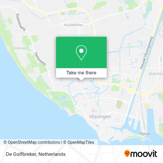 De Golfbreker map