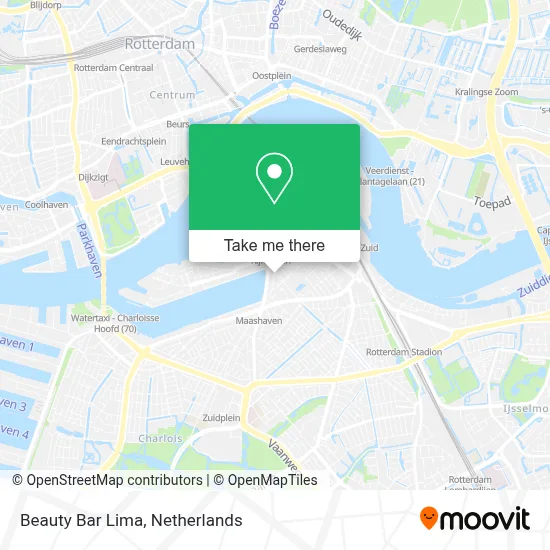 Beauty Bar Lima map