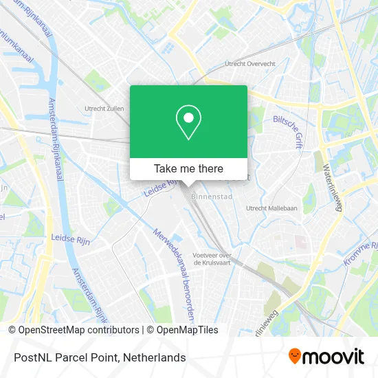 Postnl Pakketpunt map