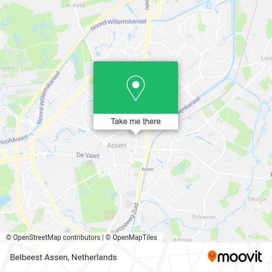 Belbeest Assen map