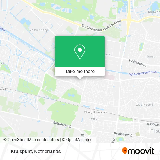 'T Kruispunt map