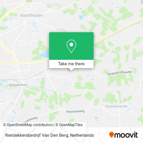 Rietdekkersbedrijf Van Den Berg map