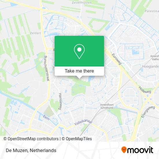 De Muzen map