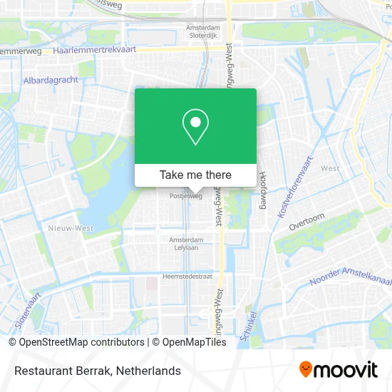 Restaurant Berrak map