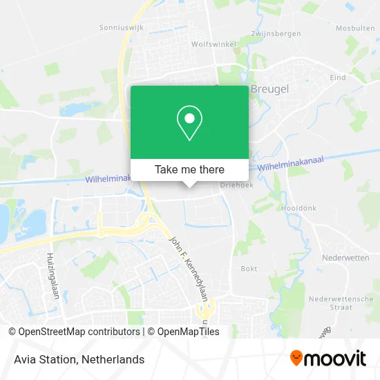 Avia Station map