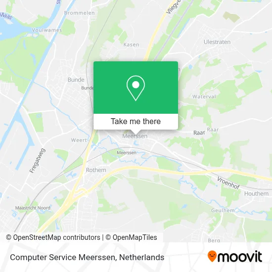 Computer Service Meerssen Karte