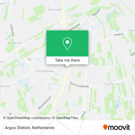 Argos Station map