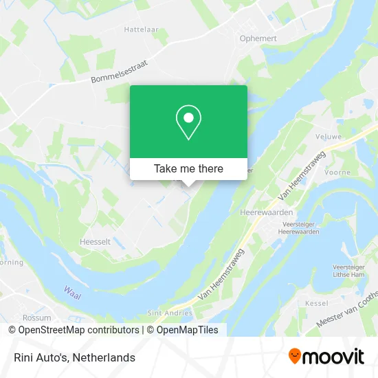 Rini Auto's Karte