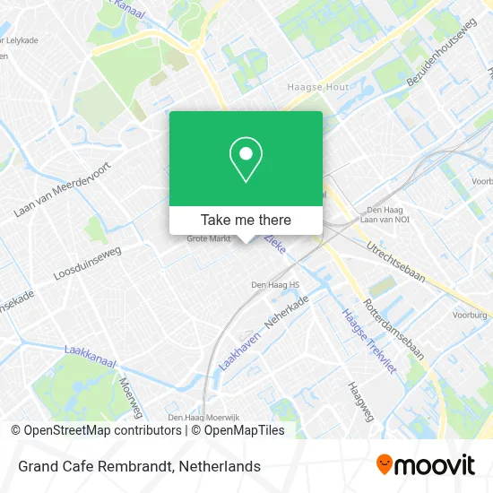 Grand Cafe Rembrandt map