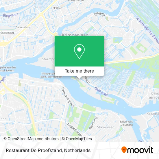 Restaurant De Proefstand map