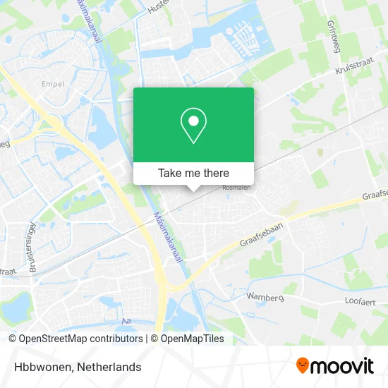 Hbbwonen map