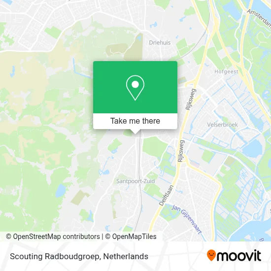 Scouting Radboudgroep map