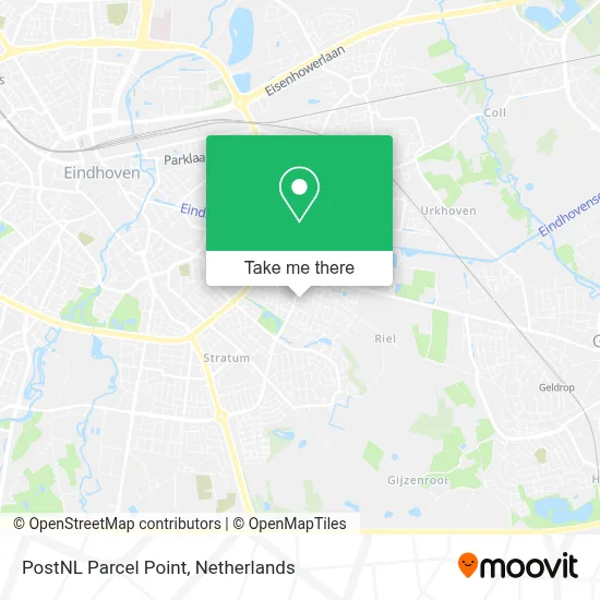 Postnl Pakketpunt map
