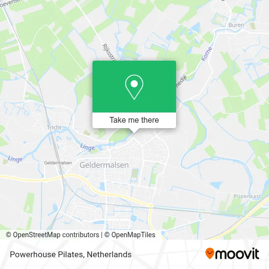 Powerhouse Pilates map