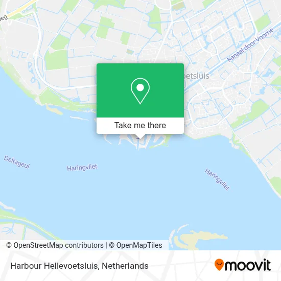 Harbour Hellevoetsluis map
