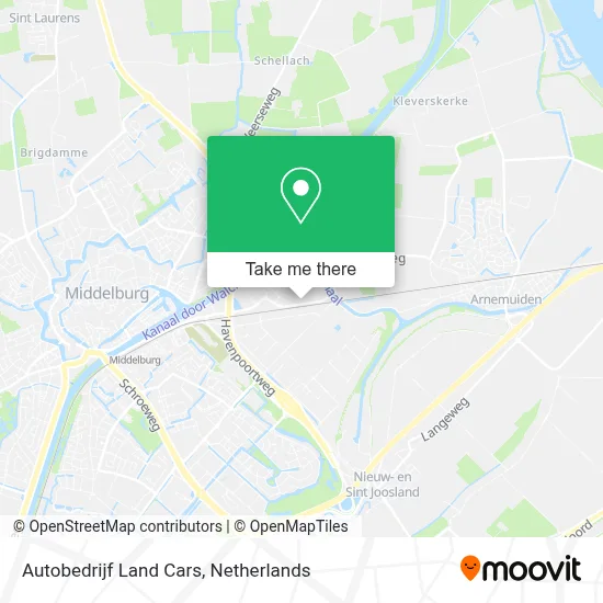 Autobedrijf Land Cars map