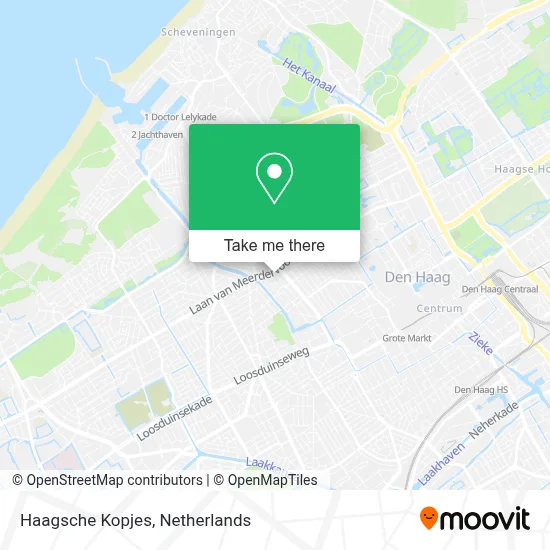 Haagsche Kopjes map