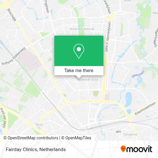 Fairday Clinics map