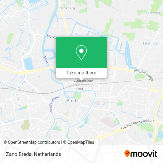 Zano Breda map