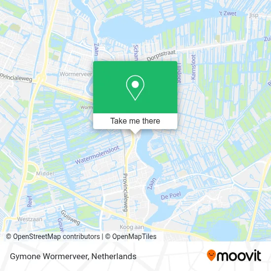 Gymone Wormerveer map