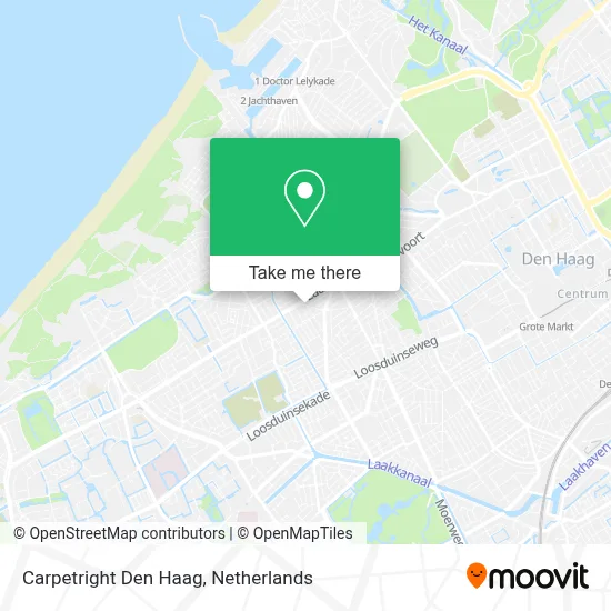 Carpetright Den Haag map