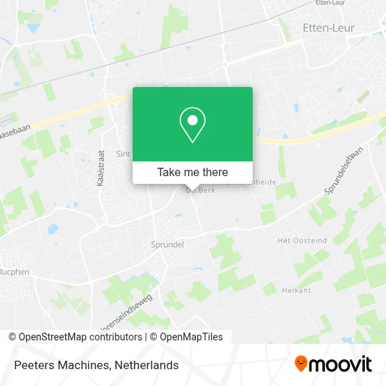 Peeters Machines map