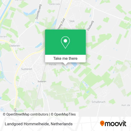 Landgoed Hommelheide map