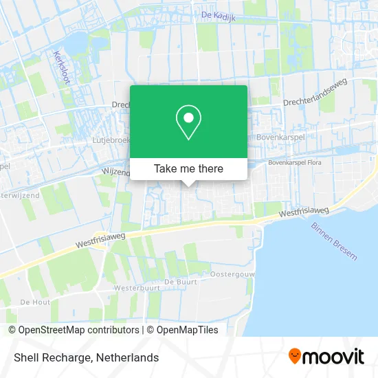 Shell Recharge map