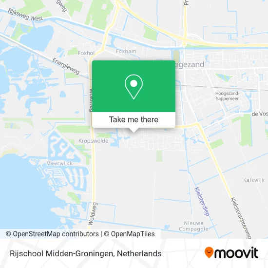 Rijschool Midden-Groningen map