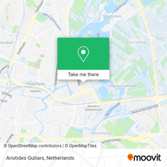 Aristides Guitars map