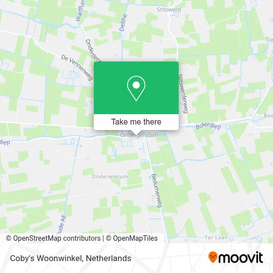 Coby's Woonwinkel Karte