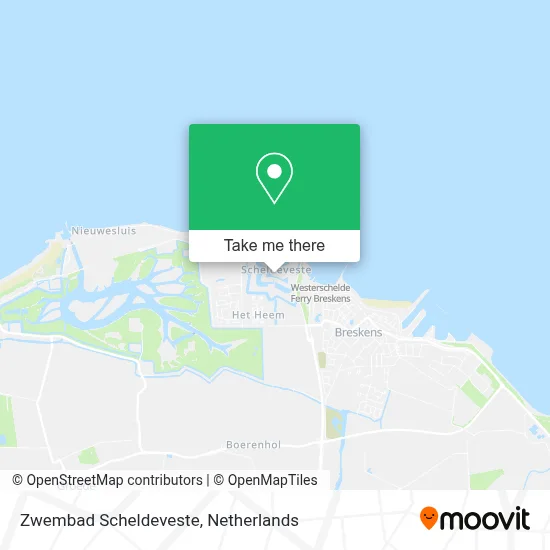 Zwembad Scheldeveste map