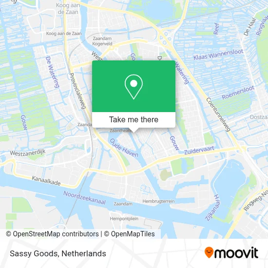 Sassy Goods map