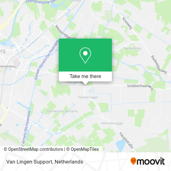 Van Lingen Support map