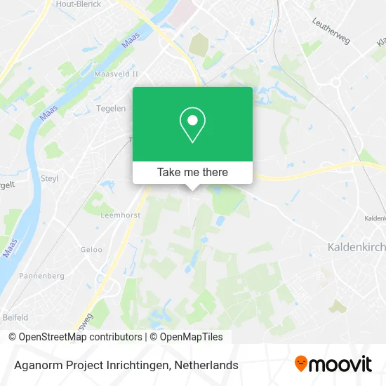 Aganorm Project Inrichtingen map