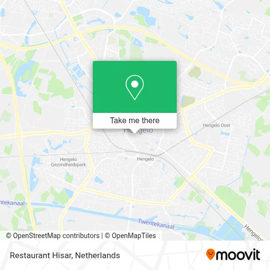Restaurant Hisar map