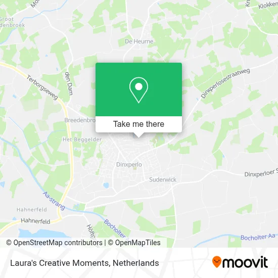 Laura's Creative Moments map