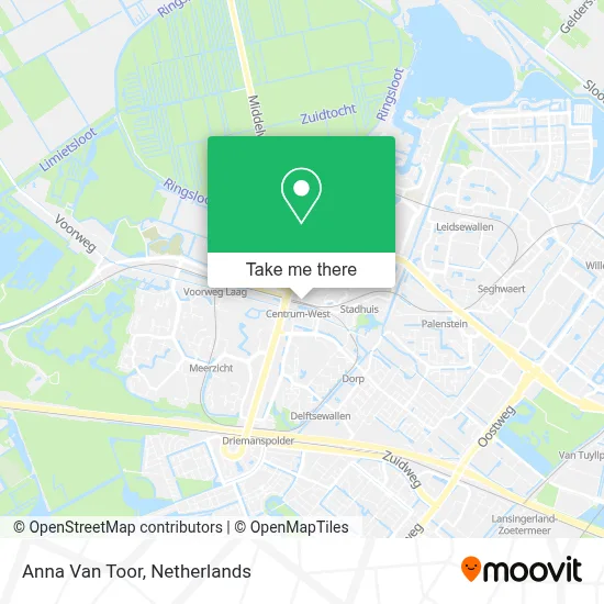 Anna Van Toor map