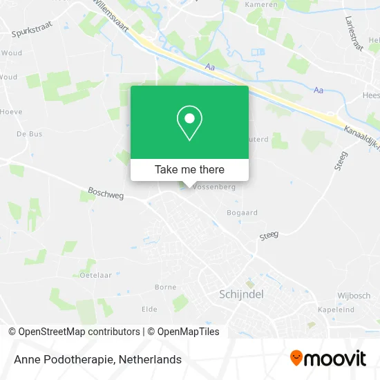 Anne Podotherapie map