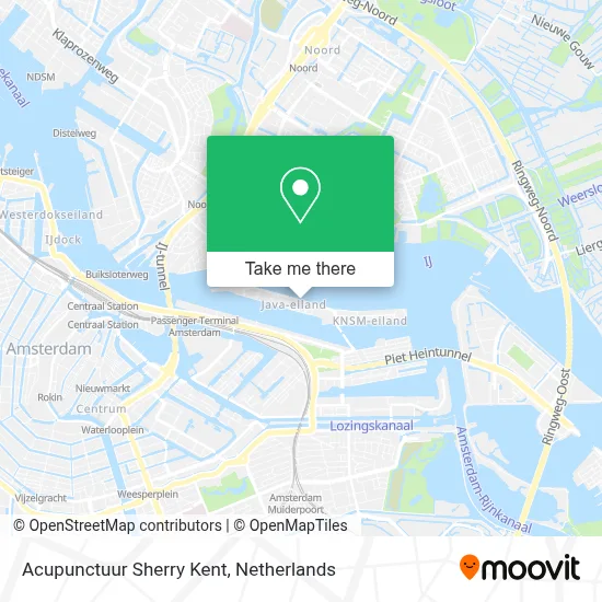 Acupunctuur Sherry Kent map