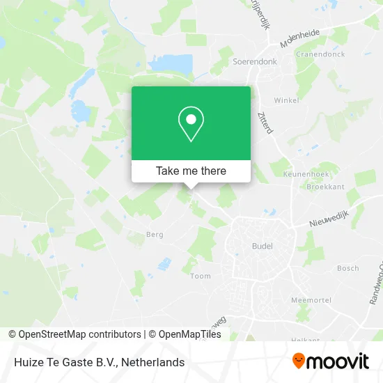 Huize Te Gaste B.V. map
