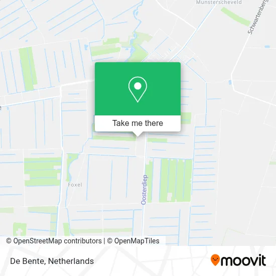 De Bente map
