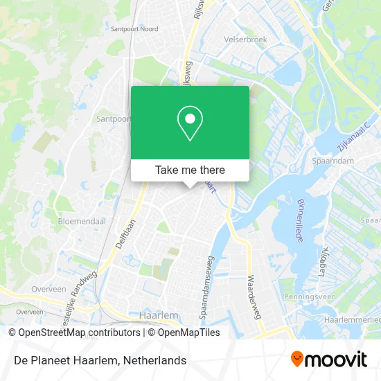 De Planeet Haarlem map