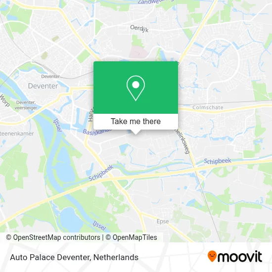 Auto Palace Deventer Karte