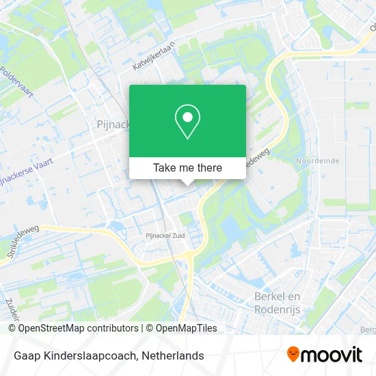 Gaap Kinderslaapcoach map